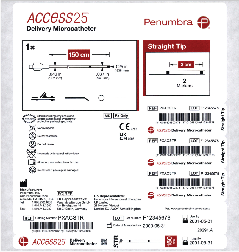 Étiquette du produit