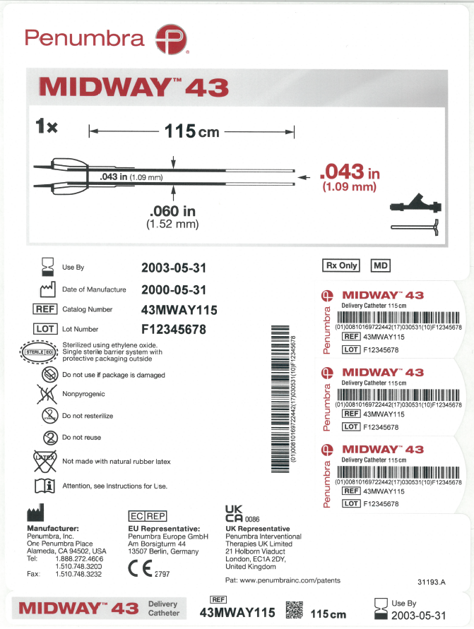Étiquette - 43MWAY115 - 31193.A