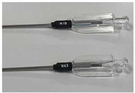 Cathéter de largage MIDWAY 43 – Moyeu proximal et bande de diamètre interne